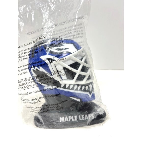 McDonalds Felix Potvin 29 Hockey Mask Reproduction Toy Vintage Collectible New - Picture 1 of 5
